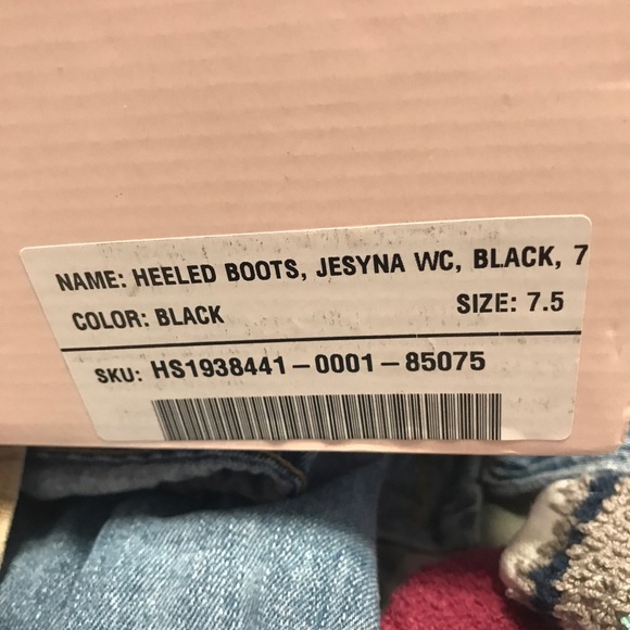 Black thigh high boots - Picture 2 of 2